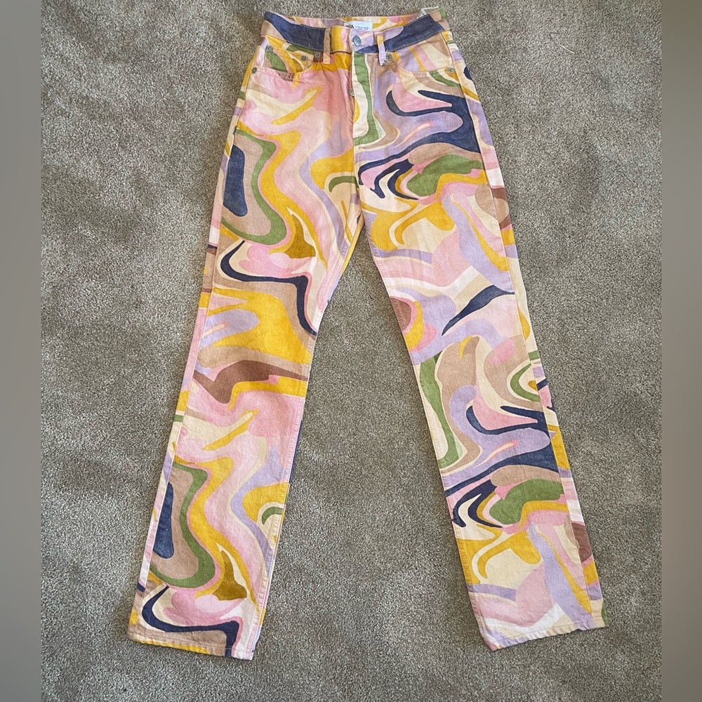 Zara Abstract Pants